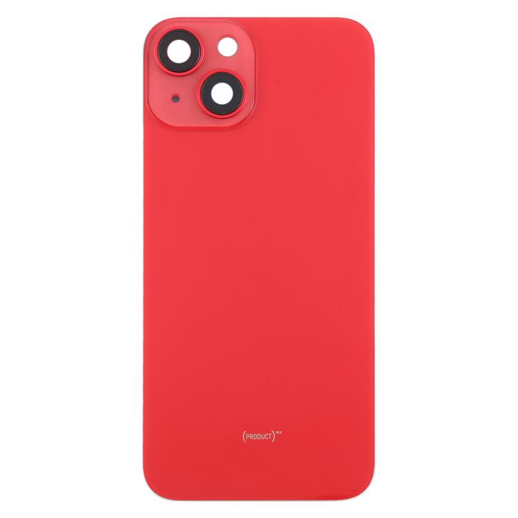 For iPhone 14 EU Version Battery Back Cover with Middle Frame(Red) - Back Cover by buy2fix | Online Shopping UK | buy2fix