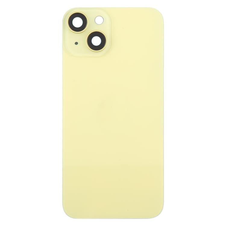 For iPhone 14 EU Version Battery Back Cover with Middle Frame(Yellow) - Back Cover by buy2fix | Online Shopping UK | buy2fix