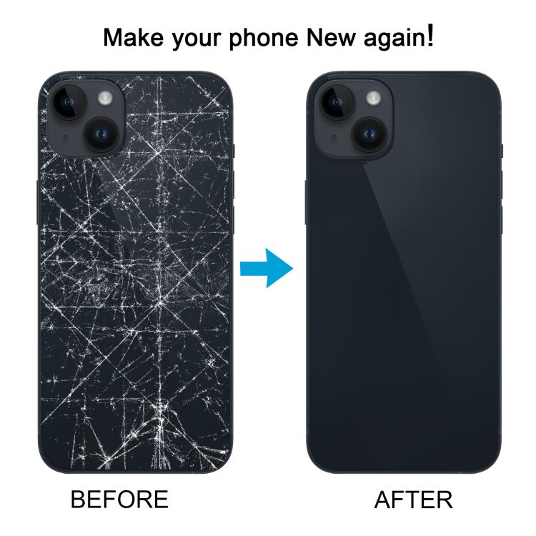 For iPhone 14 Plus China Version Battery Back Cover with Middle Frame(Purple) - Back Cover by buy2fix | Online Shopping UK | buy2fix