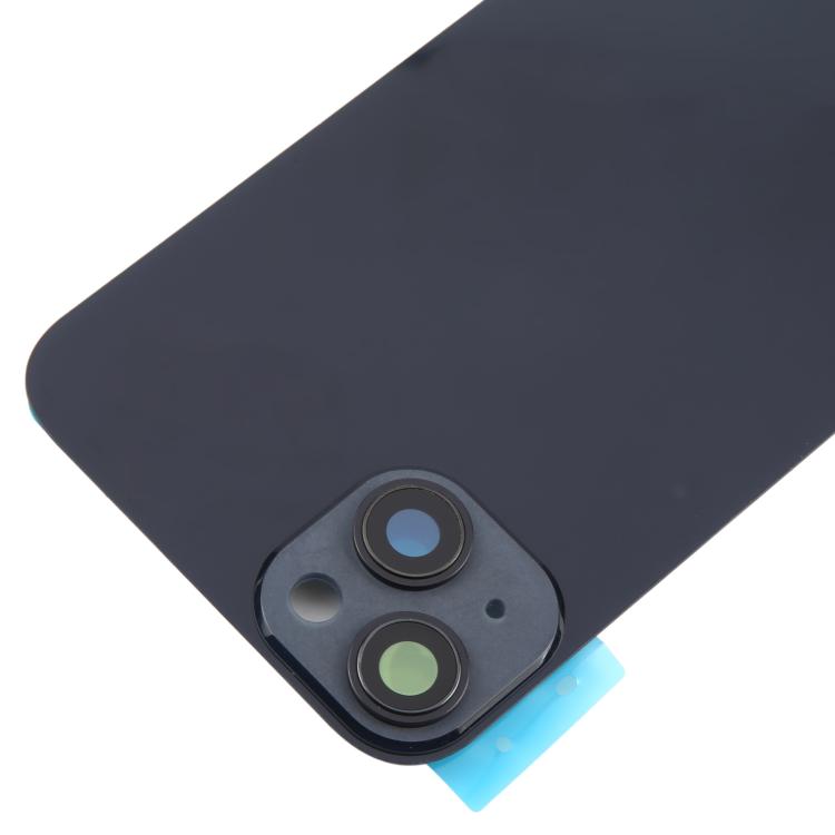 For iPhone 14 Plus EU Version Battery Back Cover with Middle Frame(Black) - Back Cover by buy2fix | Online Shopping UK | buy2fix