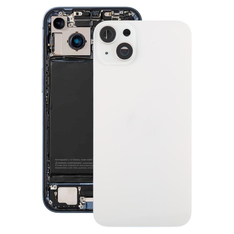 For iPhone 14 Plus EU Version Battery Back Cover with Middle Frame(White) - Back Cover by buy2fix | Online Shopping UK | buy2fix