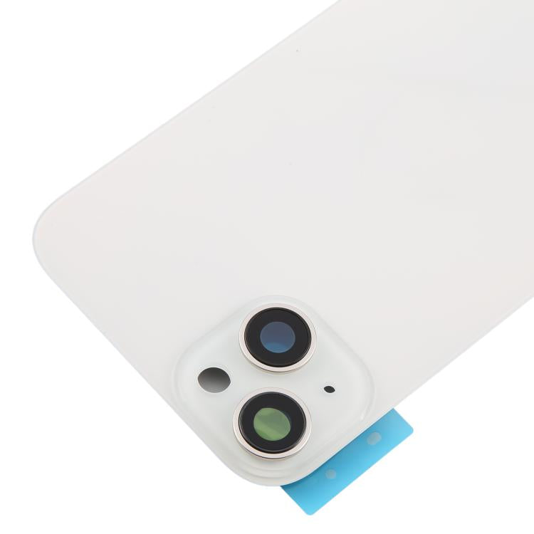 For iPhone 14 Plus EU Version Battery Back Cover with Middle Frame(White) - Back Cover by buy2fix | Online Shopping UK | buy2fix