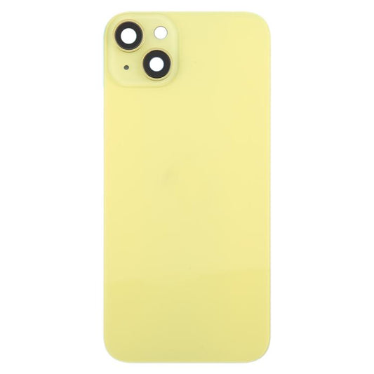 For iPhone 14 Plus EU Version Battery Back Cover with Middle Frame(Yellow) - Back Cover by buy2fix | Online Shopping UK | buy2fix