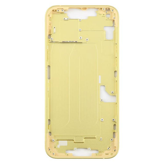 For iPhone 14 Plus Middle Frame Bezel Plate (Yellow) - Others by buy2fix | Online Shopping UK | buy2fix