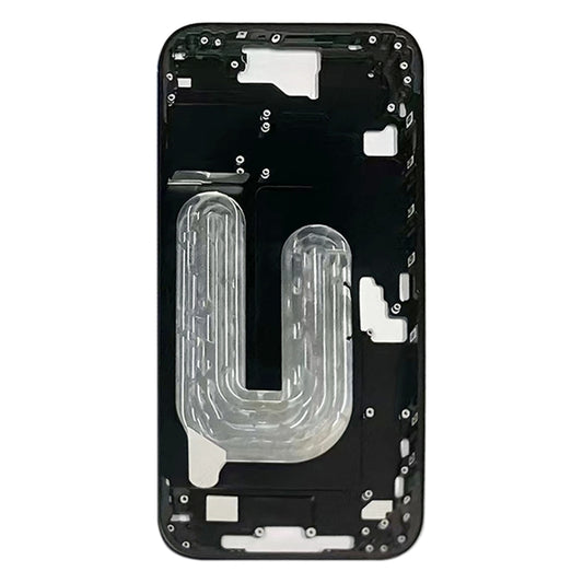 For iPhone 16 Middle Frame Bezel Plate (Black) - LCD Related Parts by buy2fix | Online Shopping UK | buy2fix