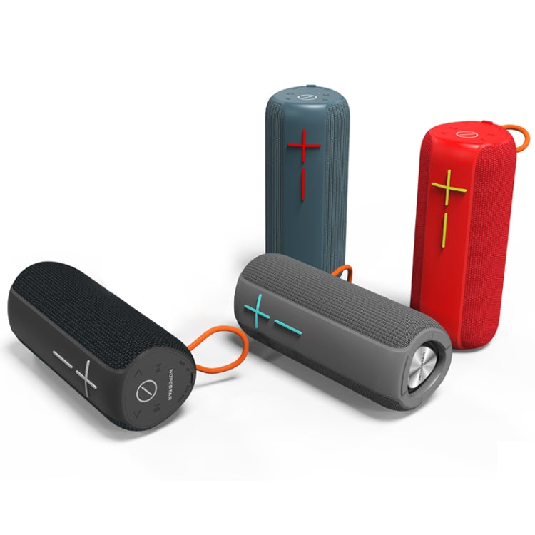 HOPESTAR P14 Pro Portable Outdoor Waterproof Wireless Bluetooth Speaker, Support Hands-free Call & U Disk & TF Card & 3.5mm AUX & FM (Grey) - Desktop Speaker by HOPESTAR | Online Shopping UK | buy2fix