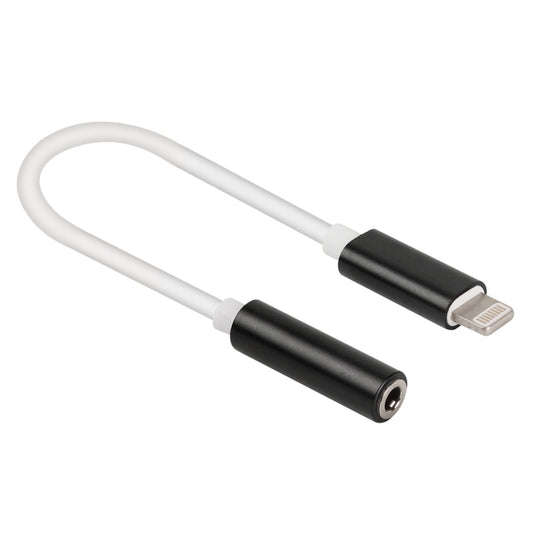 8 Pin to 3.5mm Audio Adapter, Length: About 12cm, Support iOS 13.1 or Above(White) by buy2fix