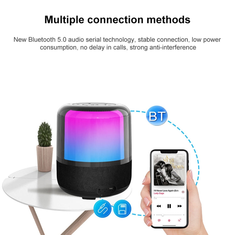 JY-06 60W TWS Outdoor Colorful Lights High Volume Bluetooth Speaker - Desktop Speaker by buy2fix | Online Shopping UK | buy2fix