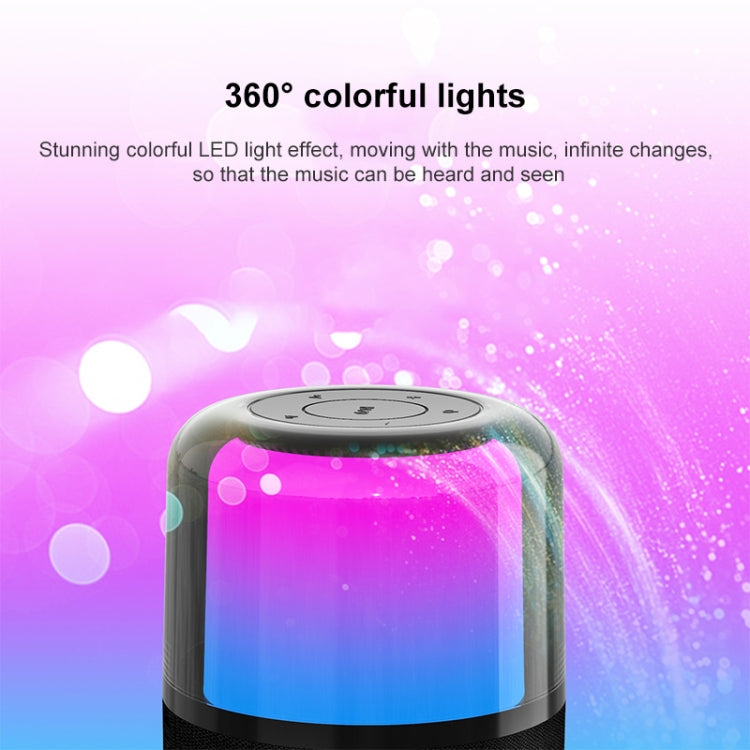 JY-06 60W TWS Outdoor Colorful Lights High Volume Bluetooth Speaker - Desktop Speaker by buy2fix | Online Shopping UK | buy2fix