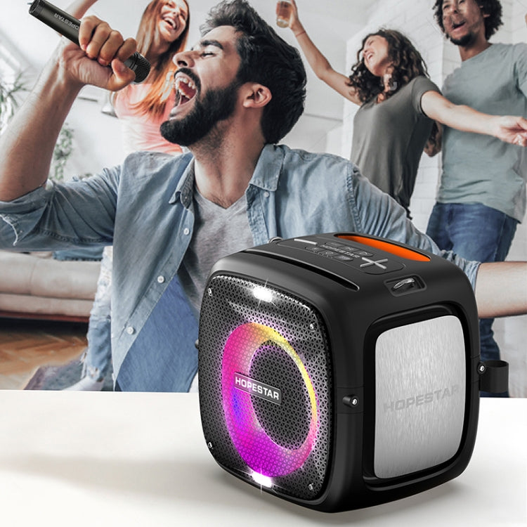 HOPESTAR Party One RGB Lighting Wireless Bluetooth Speaker (Black) - Desktop Speaker by HOPESTAR | Online Shopping UK | buy2fix