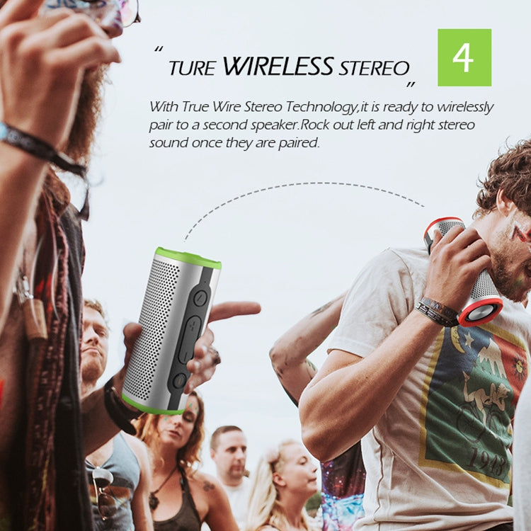 EBS-508 Portable Waterproof Outdoor Subwoofer Wireless Bluetooth Speaker (Red) - Waterproof Speaker by buy2fix | Online Shopping UK | buy2fix