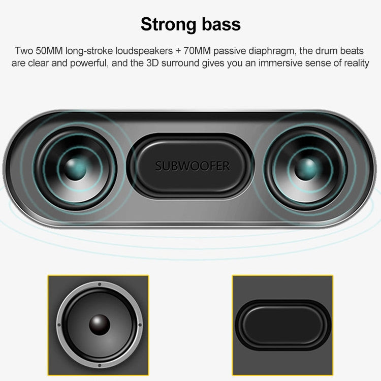 EBS-603 Portable Outdoor Waterproof TWS Audio 3D Surround Wireless Bluetooth Speaker (Black) - Waterproof Speaker by buy2fix | Online Shopping UK | buy2fix
