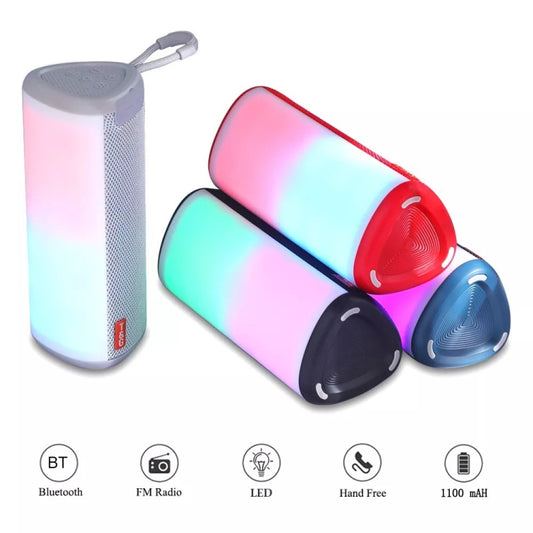T&G TG357 Portable Wireless Bluetooth Speaker Outdoor Subwoofer with RGB Colorful Light & TWS(Red) - Desktop Speaker by T&G | Online Shopping UK | buy2fix