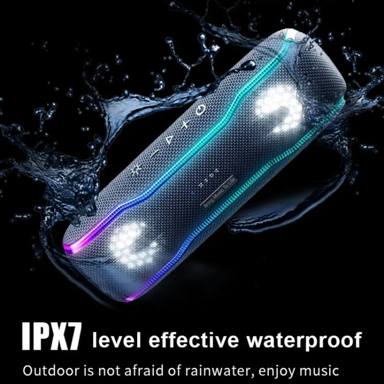 XDOBO BMTL BOSS IPX7 Waterproof Portable Wireless Bluetooth Speaker with RGB Colorful Light & TWS - Desktop Speaker by XDOBO | Online Shopping UK | buy2fix