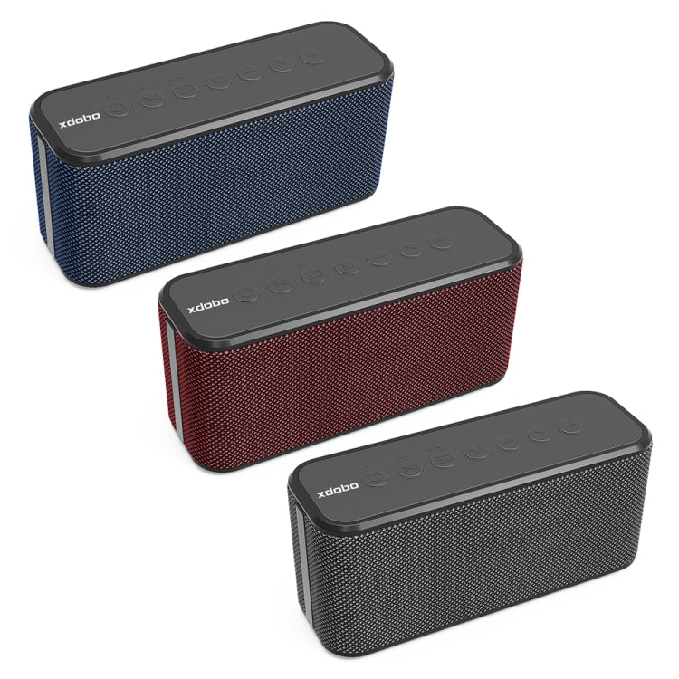 XDOBO X8 Plus 80W Wireless Bluetooth Speaker Outdoor Subwoofer Support TWS & TF Card & U Disk (Black) - Desktop Speaker by XDOBO | Online Shopping UK | buy2fix