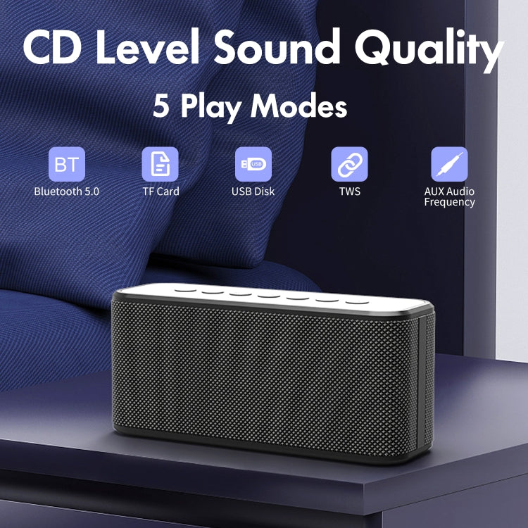 XDOBO X8 Plus 80W Wireless Bluetooth Speaker Outdoor Subwoofer Support TWS & TF Card & U Disk (Black) - Desktop Speaker by XDOBO | Online Shopping UK | buy2fix