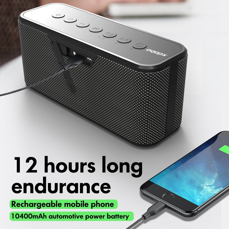 XDOBO X8 Plus 80W Wireless Bluetooth Speaker Outdoor Subwoofer Support TWS & TF Card & U Disk (Black) - Desktop Speaker by XDOBO | Online Shopping UK | buy2fix
