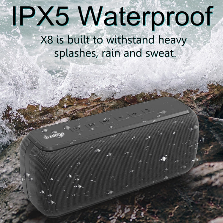 XDOBO X8 60W Wireless Bluetooth Speaker Outdoor Subwoofer Support TWS & TF Card (Black) - Desktop Speaker by XDOBO | Online Shopping UK | buy2fix