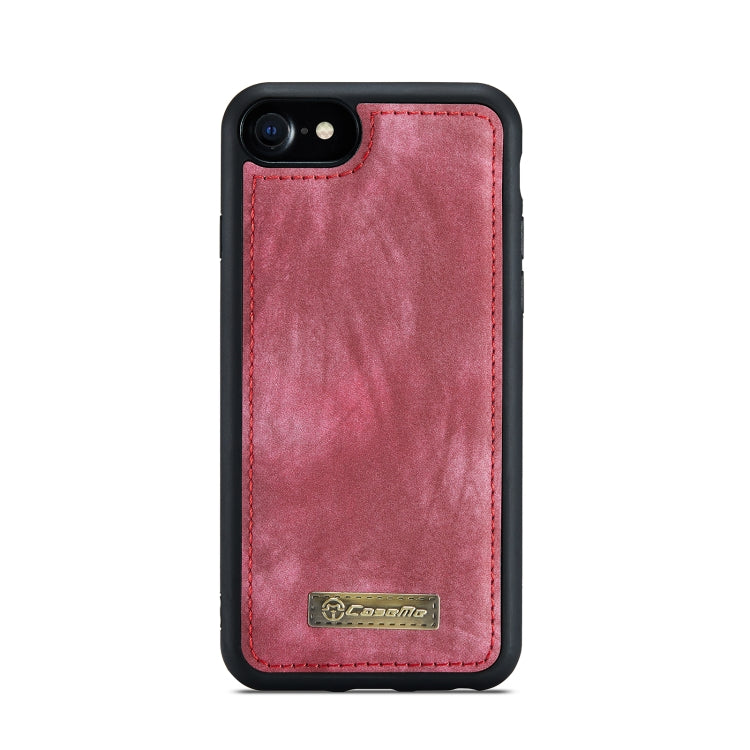 CaseMe for iPhone 8 & 7 Multifunctional Leather Billfold with Detachable Magnetic PC Back Protective Case & Holder & 10 Card Slots & 3 Cash Slots & 1 Zipper Wallet & 2 Photo Frames & 3 Magnetic Clasps(Red) - More iPhone Cases by CaseMe | Online Shopping UK | buy2fix