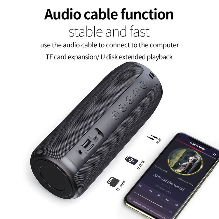 ZEALOT S51 Portable Stereo Bluetooth Speaker with Built-in Mic, Support Hands-Free Call & TF Card & AUX (Camouflage) - Desktop Speaker by ZEALOT | Online Shopping UK | buy2fix