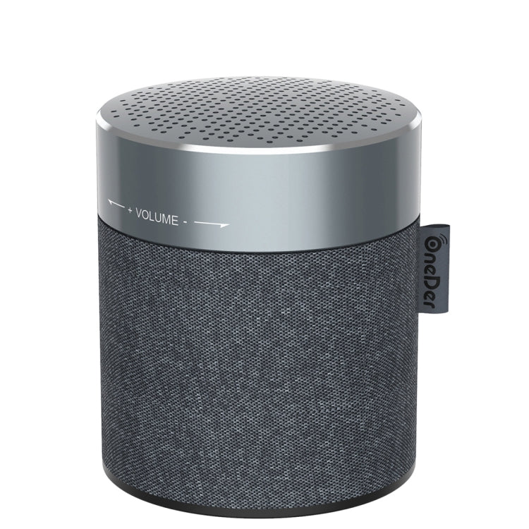 Oneder V13 Mini Wireless Bluetooth Speaker, Support Hands-free & TF & FM & AUX(Grey) - Desktop Speaker by OneDer | Online Shopping UK | buy2fix