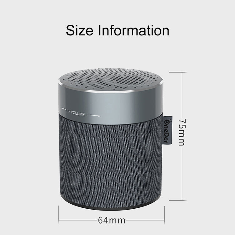 Oneder V13 Mini Wireless Bluetooth Speaker, Support Hands-free & TF & FM & AUX(Blue) - Desktop Speaker by OneDer | Online Shopping UK | buy2fix