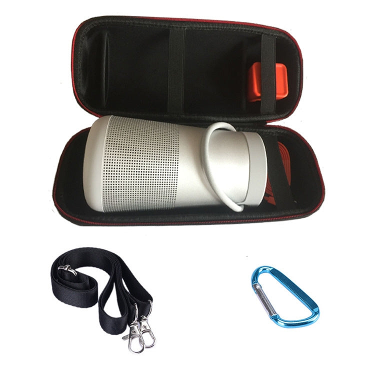 Portable Shockproof Bluetooth Speaker Single Shoulder Protective Box Storage Bag for BOSE Soundlink Revolve+ (Black) - Protective Case by buy2fix | Online Shopping UK | buy2fix