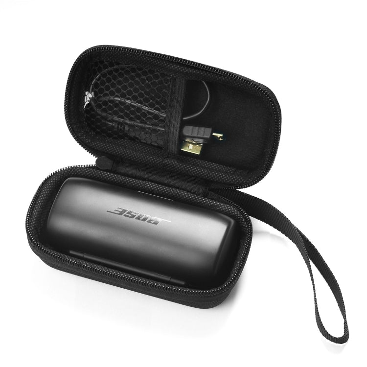 2 PCS Portable Handheld Shockproof Bluetooth Headset Protective Box Storage Bag for Bose SoundSport Free(Black) by buy2fix