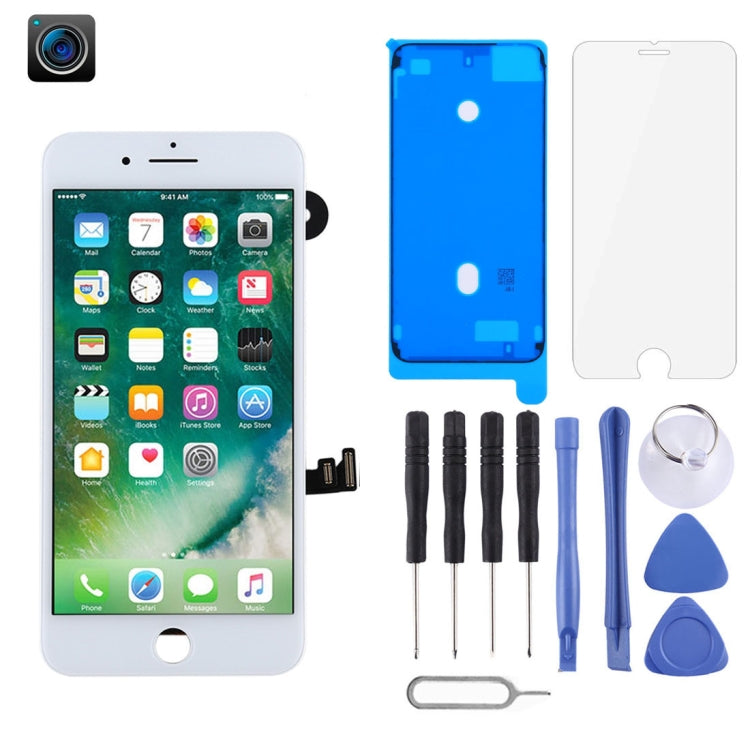 TFT LCD Screen include Front Camera for iPhone 7 Plus (White) - iPhone 7 Plus Parts by buy2fix | Online Shopping UK | buy2fix