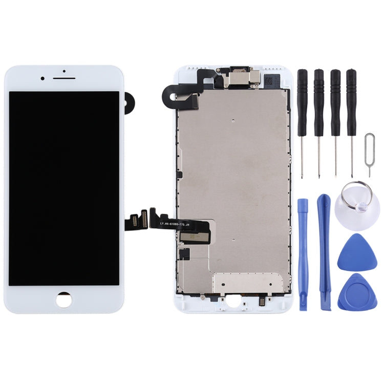 TFT LCD Screen include Front Camera for iPhone 7 Plus (White) - iPhone 7 Plus Parts by buy2fix | Online Shopping UK | buy2fix