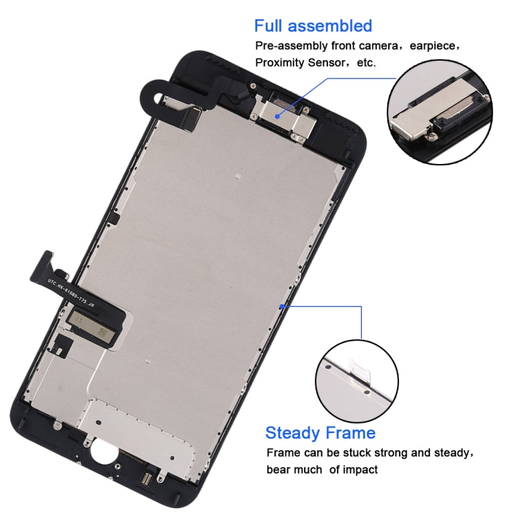 TFT LCD Screen include Front Camera for iPhone 7 Plus (White) - iPhone 7 Plus Parts by buy2fix | Online Shopping UK | buy2fix