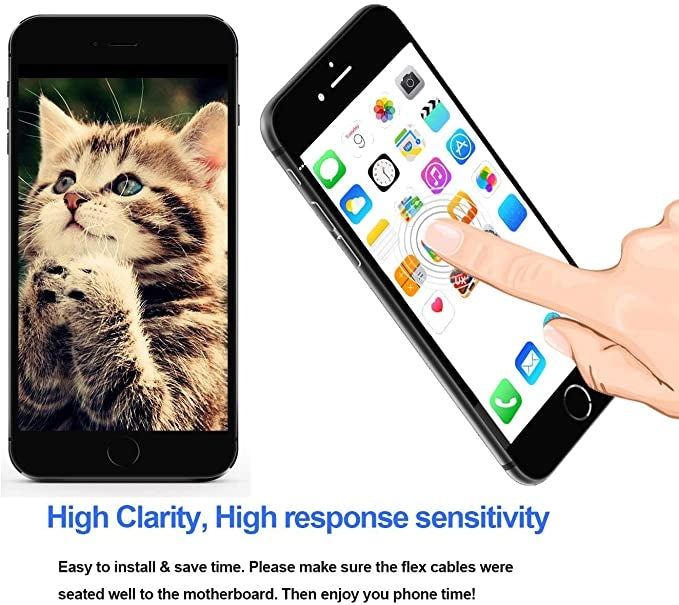 TFT LCD Screen include Front Camera for iPhone 7 Plus (White) - iPhone 7 Plus Parts by buy2fix | Online Shopping UK | buy2fix