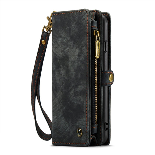 CaseMe for iPhone 8 Plus & 7 Plus Multifunctional Leather Billfold with Detachable Magnetic PC Back Protective Case & Holder & 11 Card Slots & 3 Cash Slots & 1 Zipper Wallet & 2 Photo Frames & 3 Magnetic Clasps(Black) - More iPhone Cases by CaseMe | Online Shopping UK | buy2fix