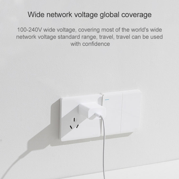 Original Xiaomi AD201 20W Single USB-C / Type-C Interface Travel Charger Quick Charge Version, US Plug(White) by Xiaomi