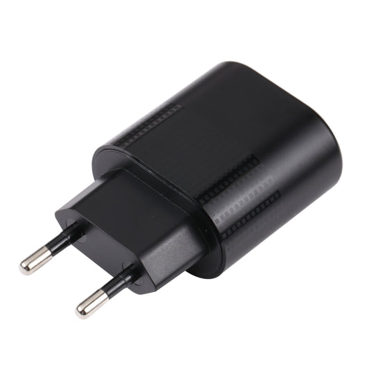 LZ-2117 18W QC3.0 3.1A USB Fast Charger, EU Plug(Black) by buy2fix