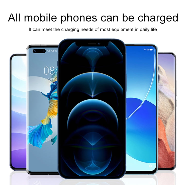 100W 6A Type-C to 8 Pin+Type-C+Micro USB Charging Data Cable, 1.3m(Black Red Blue) by buy2fix