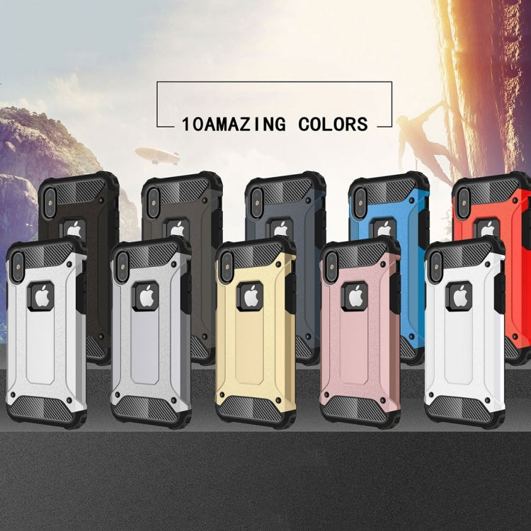 For iPhone X / XS Magic Armor TPU + PC Combination Case(Rose Gold) by buy2fix