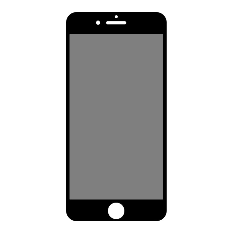 9H 6D Anti-peep Tempered Glass Film for iPhone 7 Plus(Black) - iPhone 8 Plus & 7 Plus Tempered Glass by buy2fix | Online Shopping UK | buy2fix