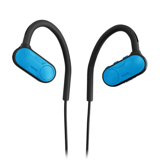 BTH-Y9 Ultra-light Ear-hook Wireless V4.1 Bluetooth Earphones with Mic(Blue) by buy2fix