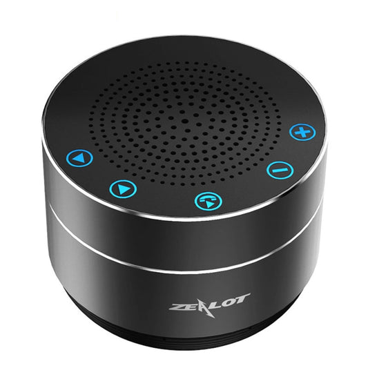 ZEALOT S19 3D Surround Bass Stereo Touch Control Bluetooth V4.2+EDR Speaker, Support AUX, TF Card, For iPhone, Samsung, Huawei, Xiaomi, HTC and Other Smartphones, Bluetooth Distance: about 10m (Black) - Desktop Speaker by ZEALOT | Online Shopping UK | buy2fix