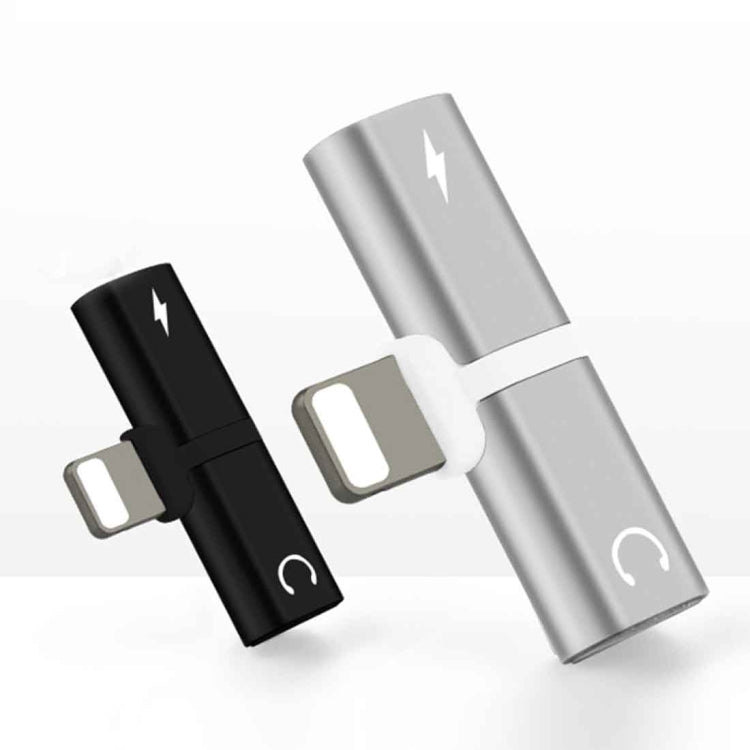 2 in 1 8 Pin 5V 1A Listen Call Audio Converter Earphone Adapter(Silver) by buy2fix