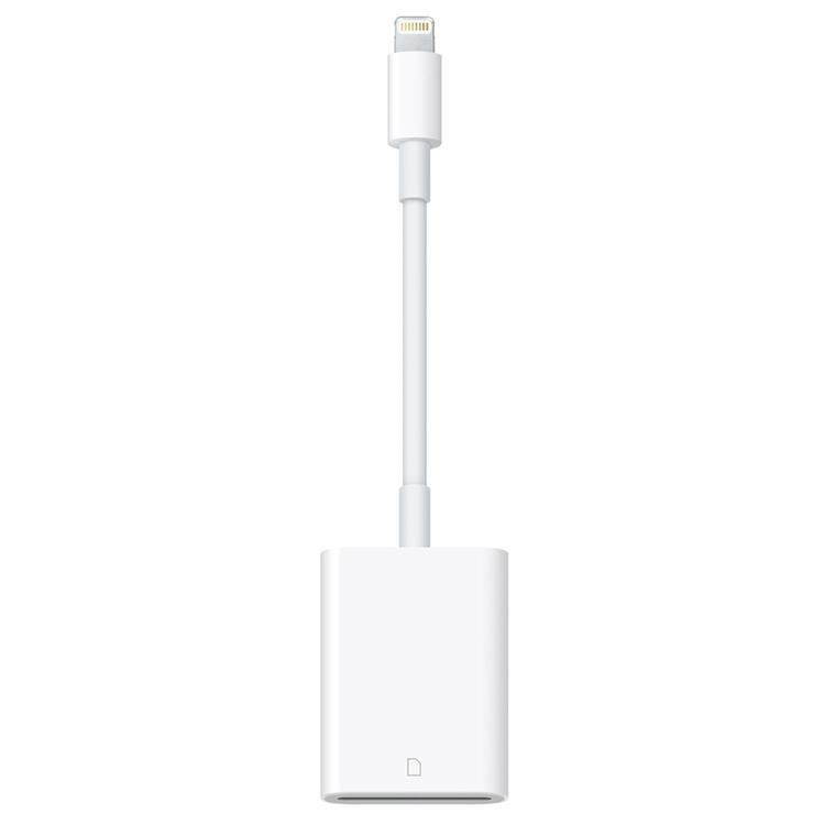 8 Pin to SD Card Camera Reader Adapter (White) - Converter & Adapter by buy2fix | Online Shopping UK | buy2fix