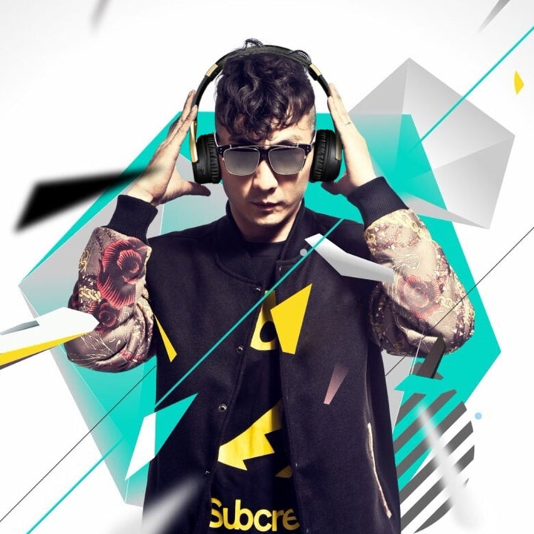 ZEALOT B26T Stereo Wired Wireless Bluetooth 4.0 Subwoofer Headset with 3.5mm Universal Audio Cable Jack & HD Microphone, For Mobile Phones & Tablets & Laptops, Support 32GB TF Card Maximum(Gold) by ZEALOT