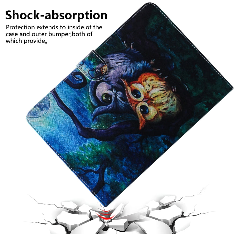 Oil Owl Pattern Horizontal Flip Leather Case for iPad Pro 11 inch (2018), with Holder & Card Slot & Wallet - iPad Pro 11 (2018) Cases by buy2fix | Online Shopping UK | buy2fix