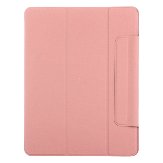 For iPad Pro 11 2022 / 2021 / 2020 / 2018 / Air 2020 10.9 Horizontal Flip Ultra-thin Fixed Buckle Magnetic PU Leather Tablet Case With Three-folding Holder & Sleep / Wake-up Function(Pink) - iPad Pro 11 (2022/2021) Cases by buy2fix | Online Shopping UK | buy2fix