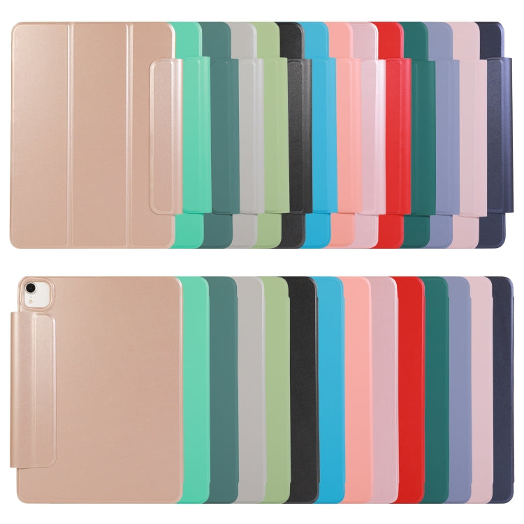 For iPad Air 13 2024 / 2025 / Pro 12.9 2020 Double-sided Magnetic Flip PU Leather Tablet Case With Holder & Sleep / Wake-up Function(Light Pink) - iPad Pro 12.9 (2020) Cases by buy2fix | Online Shopping UK | buy2fix