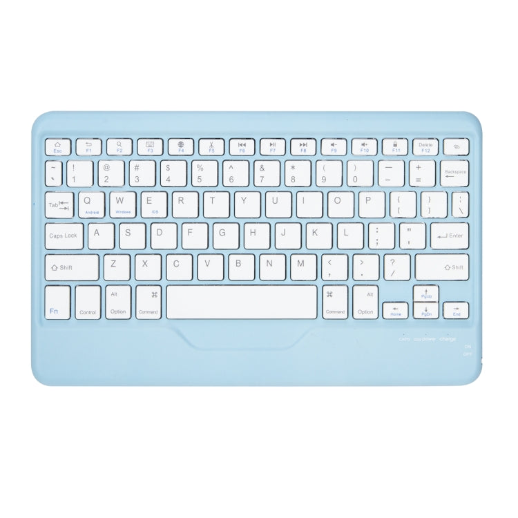Z098B Pen Slot Bluetooth Keyboard Leather Tablet Case For iPad Air 11 2025/2024/2022/2020 (Sky Blue) - For iPad Air by buy2fix | Online Shopping UK | buy2fix