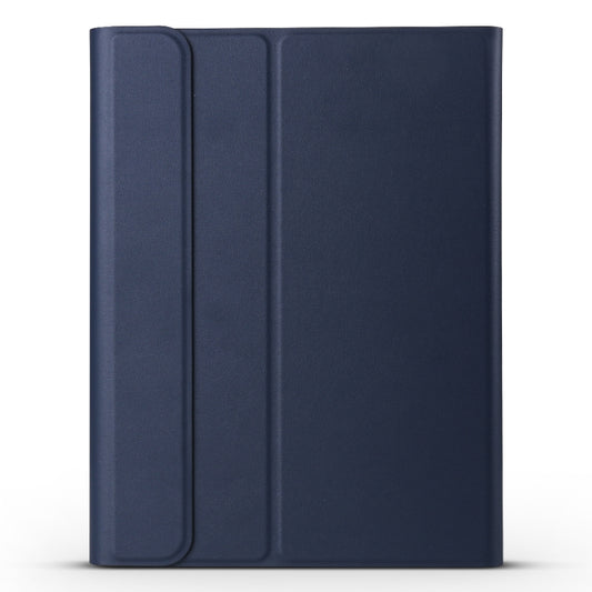 Detachable Bluetooth Keyboard + Brushed Texture Horizontal Flip Leather Tablet Case with Holder for iPad Pro 11 inch (2018)(Dark Blue) by buy2fix