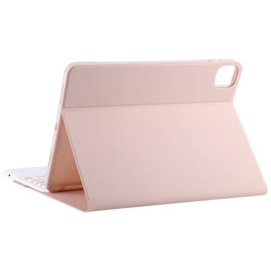 TG11BC Detachable Bluetooth Pink Keyboard Microfiber Leather Tablet Case for iPad Pro 11 inch (2020), with Touchpad & Pen Slot & Holder (Pink) by buy2fix
