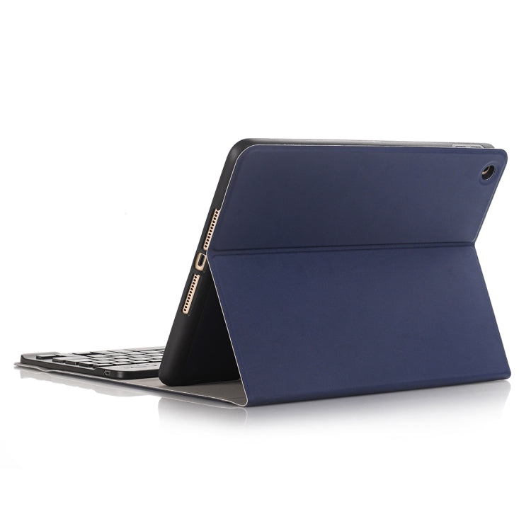 A102B For iPad 10.2 inch 2019 Ultra-thin Detachable Bluetooth Keyboard Leather Tablet Case with Stand & Pen Slot Function (Blue) by buy2fix
